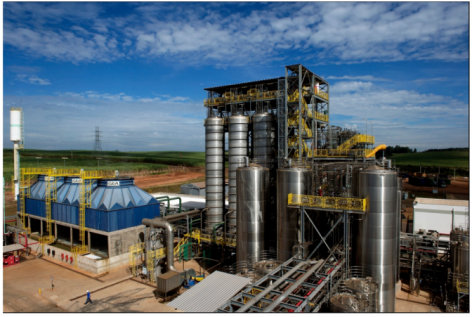 Amyris farnesene production facility in Brazil