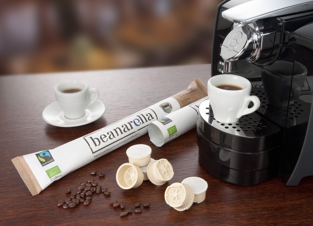 BASF Ecovio in coffee capsules