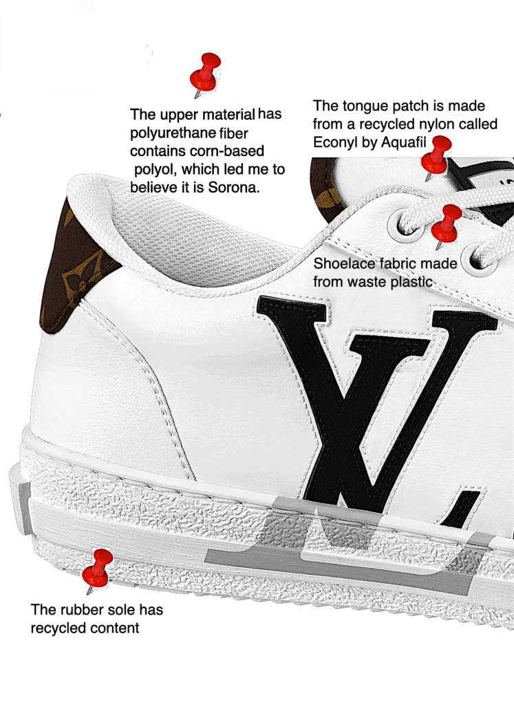 Louis Vuitton releases sustainable sneakers made from corn